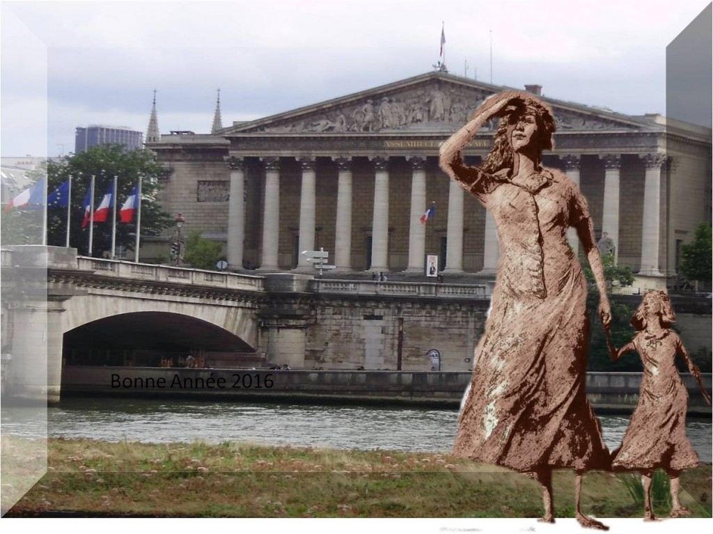 d'après l'oeuvre d'ALI SALEM "L'espérance" (en hommage aux femmes de Camargue)